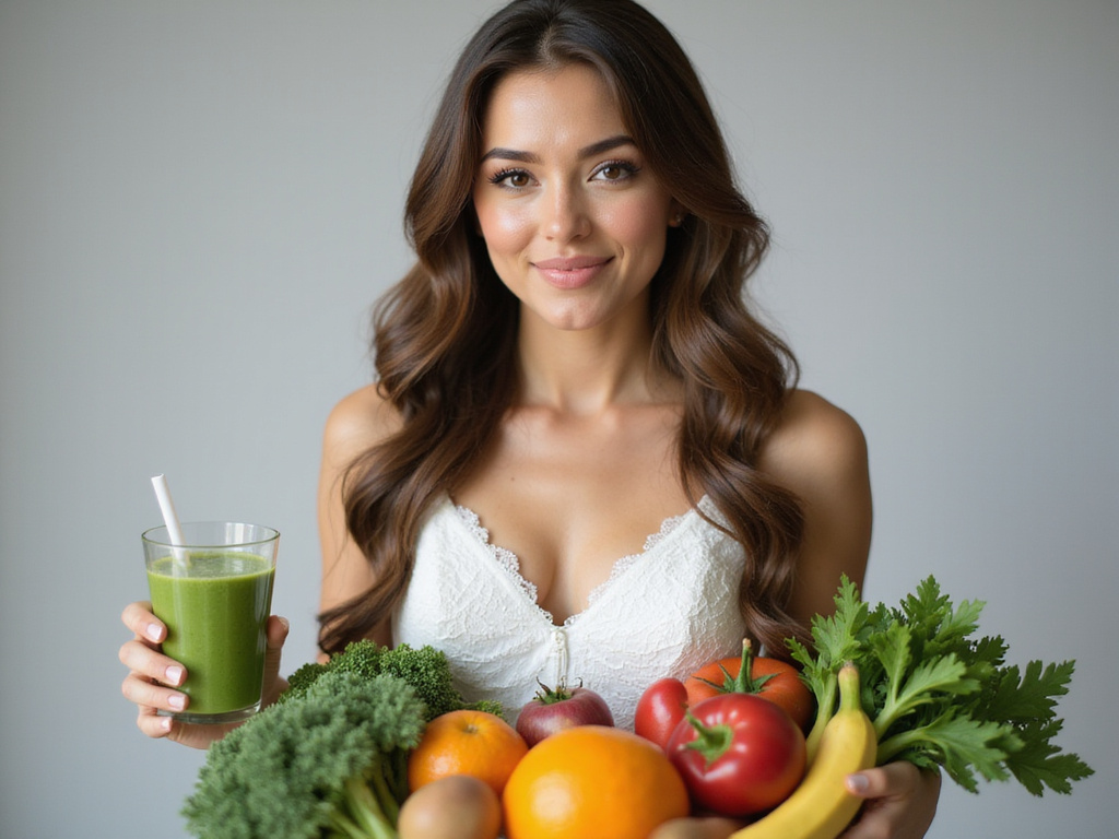 Bride showcasing glowing skin from bridal diet plan