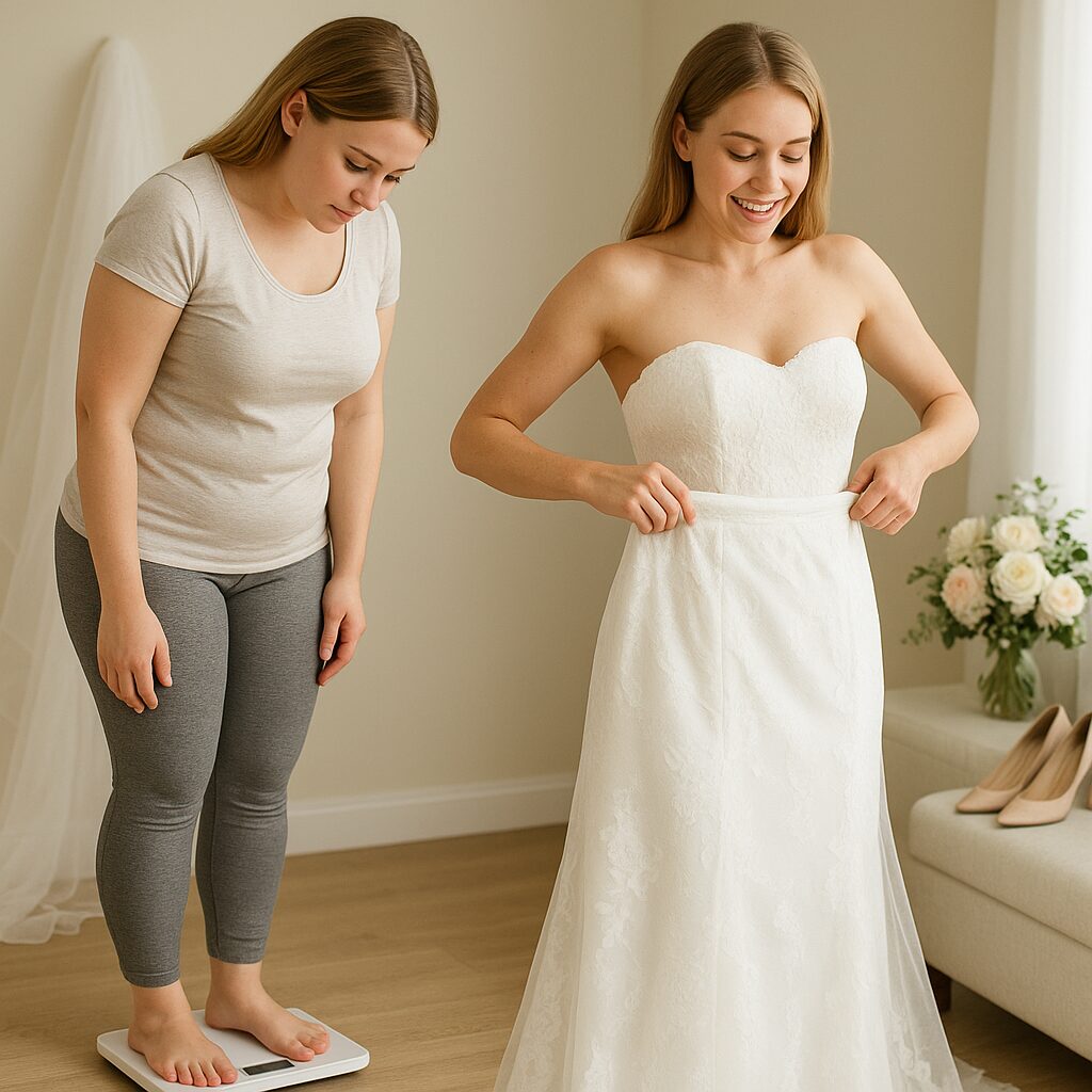 Bride preparing for weight loss for wedding in 6 months